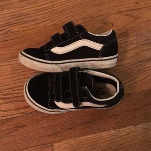 Toddler black vans